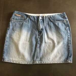 Calvin Klein Denim Jean Mini Skirt Women’s sz 10
